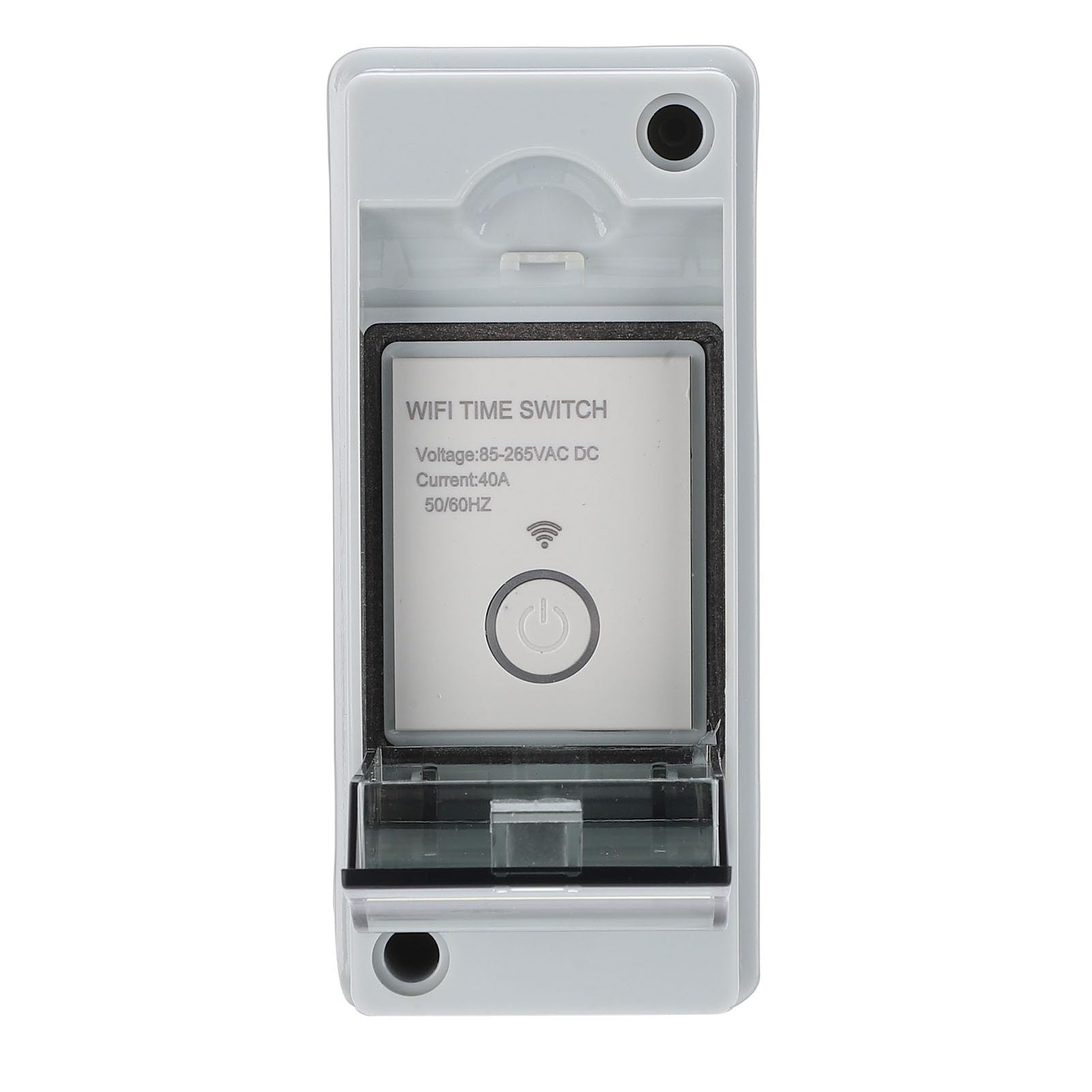 Cryfokt Disjoncteur de Télécommande Numérique Programmable Intelligent, Interrupteur Horaire WIFI pour Maison Intelligente avec Accessoires 40A