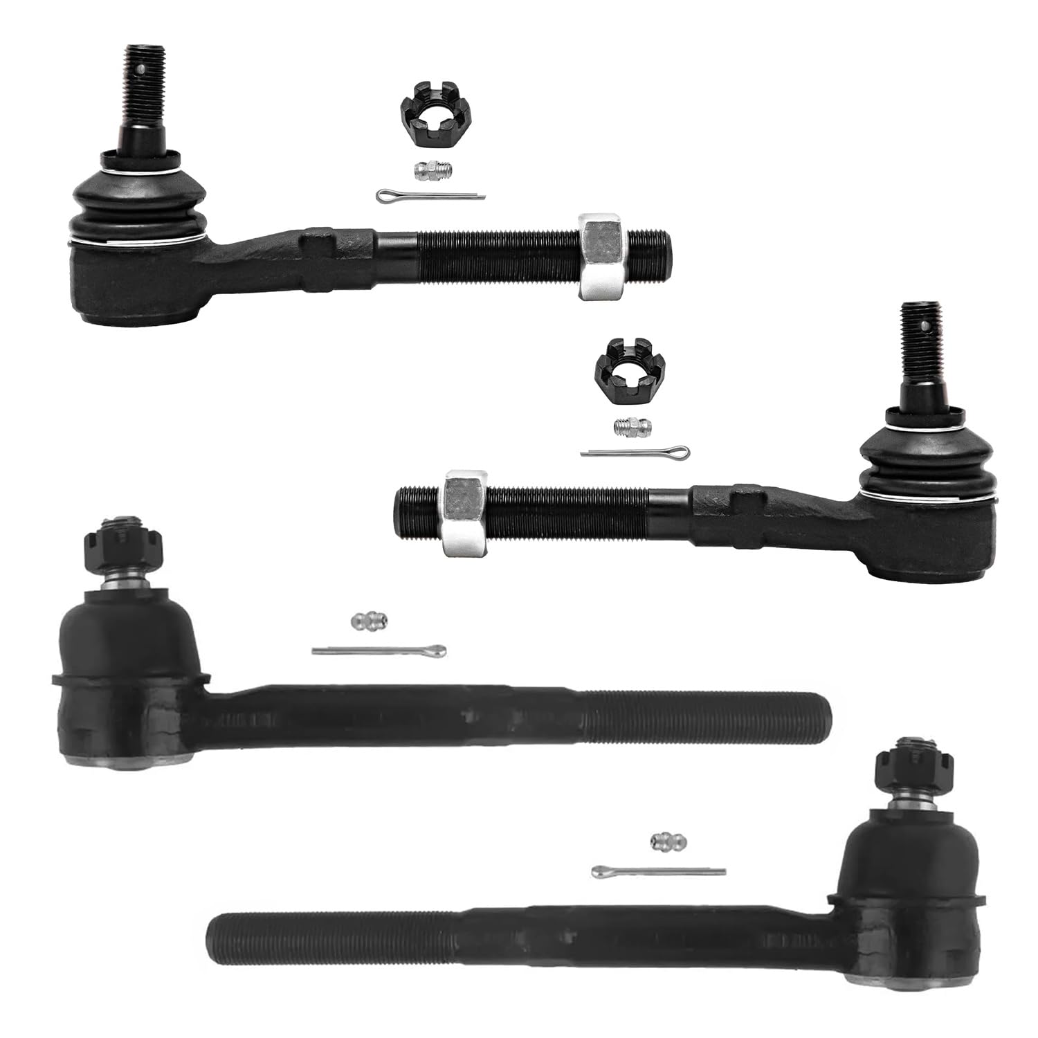 Amazon.com: Detroit Axle - 4 Front Tie Rods for 2WD Ford F-150 F