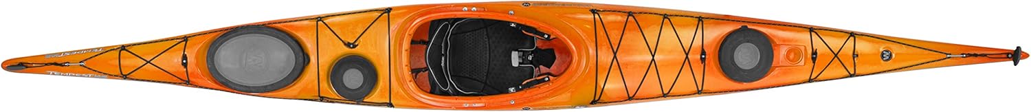Wilderness Systems Tempest 165 | Sit Inside Touring Kayak | Adjustable Skeg - Phase 3 Air Pro Seating | 16' 6" | Infinite Yellow