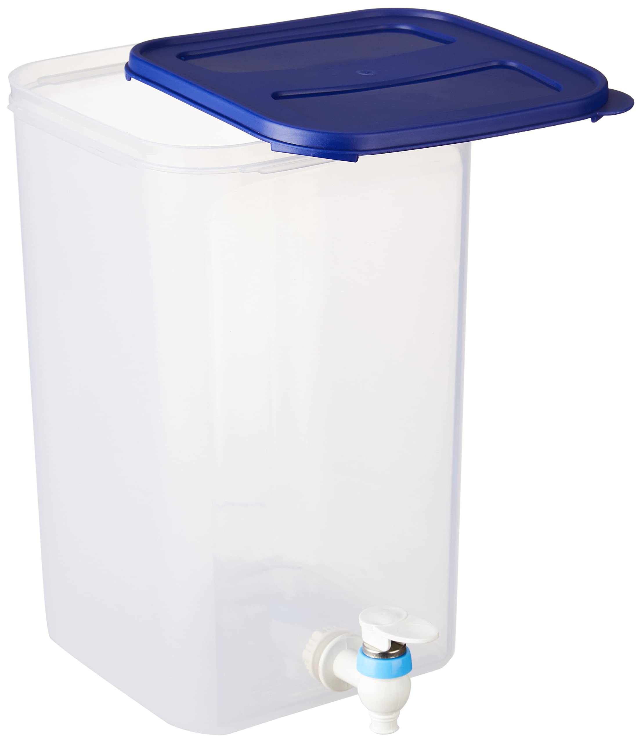 Amazon Brand - Solimo Plastic Water Dispenser | 7.5 L | Lightweight | for Dispensing Water, Juices & Cold Beverages | Blue 1
