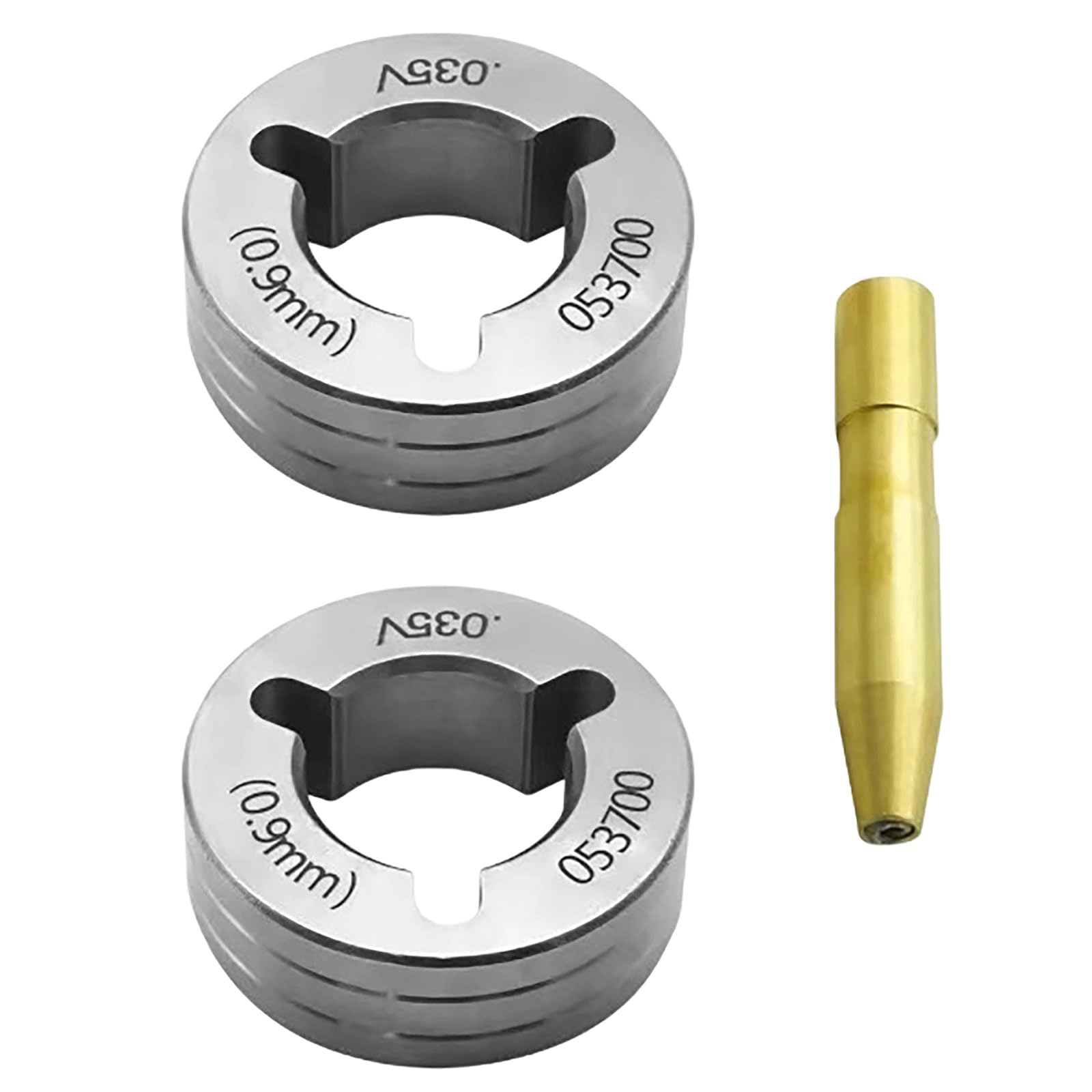 Piceioep C Professional Welding Nozzle Wire Feed Roller 0.6V / 0.8V / 0.9V / 1.0V / 1.2V Wire Guide Tip For Welding Tool Steel Build Bearing Steel Roller