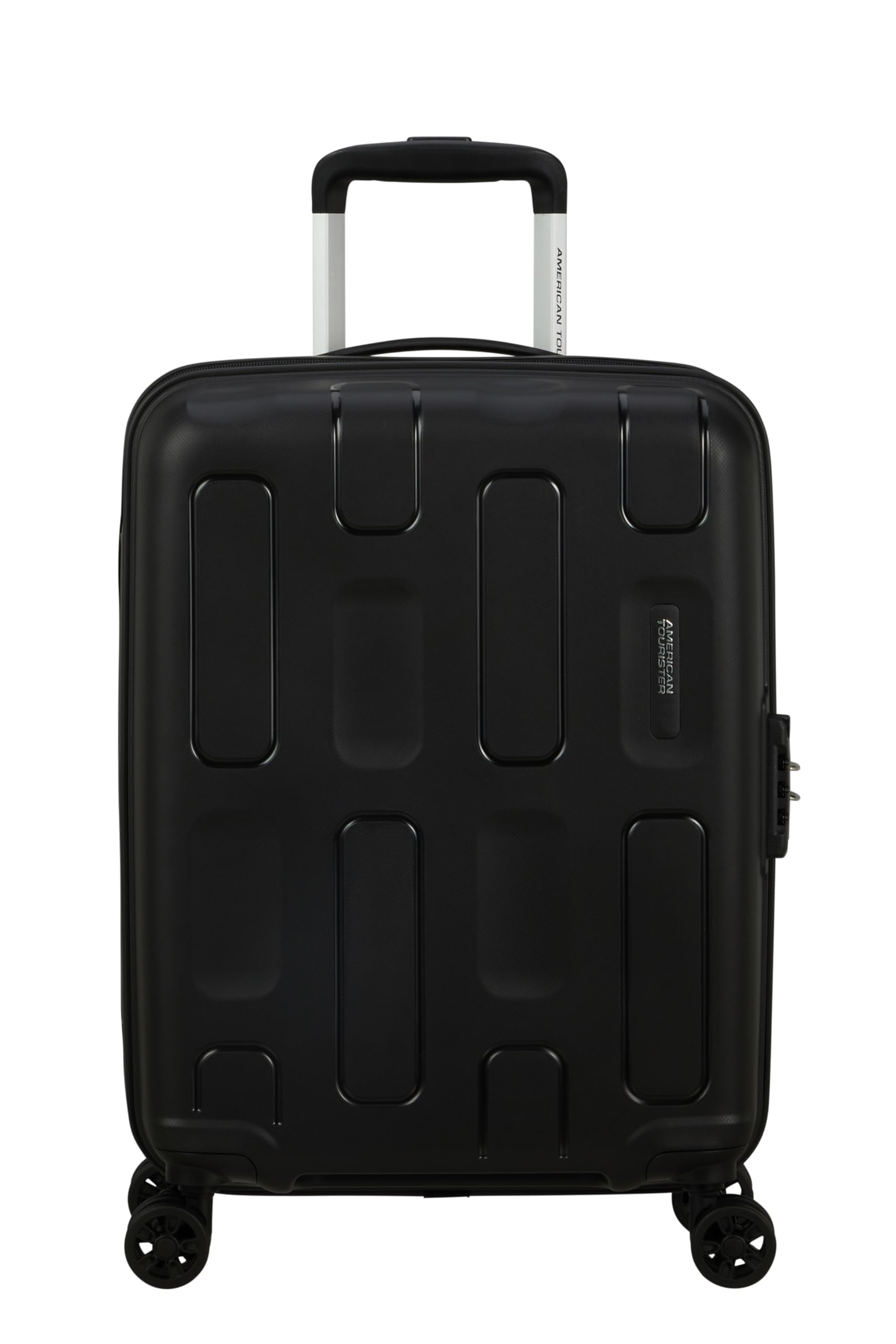 American Tourister Ellipso - Grande Valise Rigide 79 cm, Valise Légère avec 4 Roues, Serrure TSA, Valise d'Enregistrement 104L - 3.80 KG - Noir (Black)