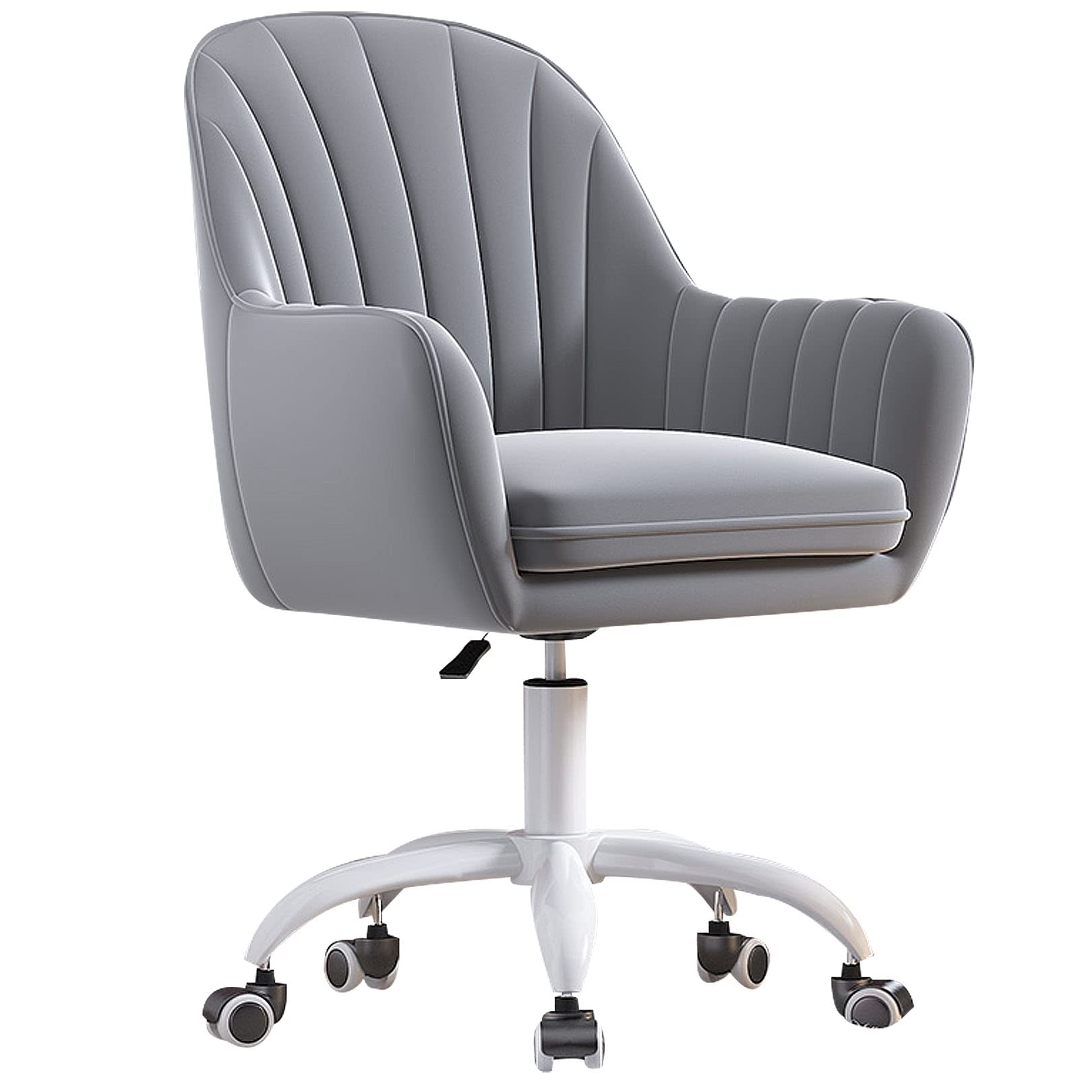 Jolie chaise de bureau fantaisie velours au design raffiné