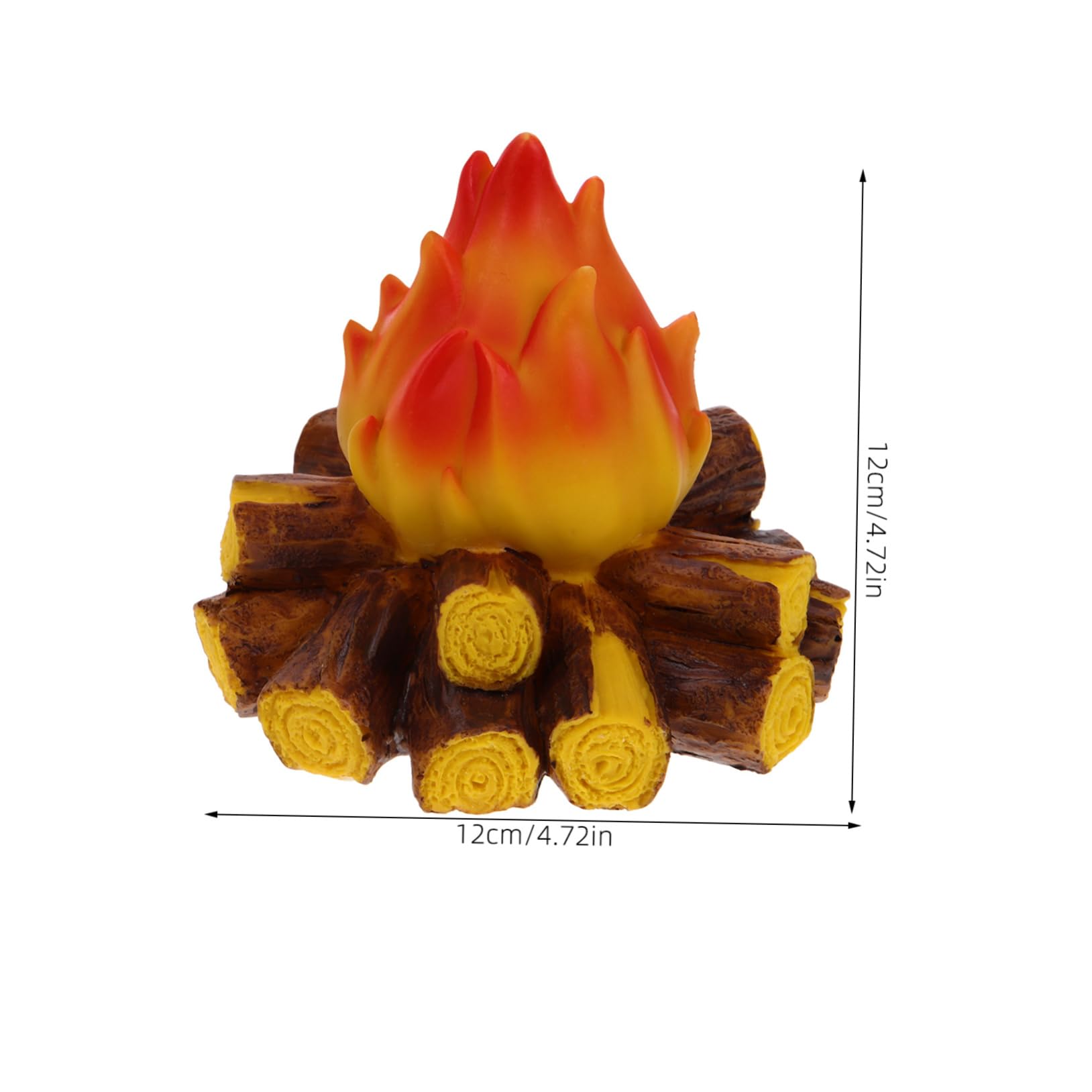 ULTECHNOVO Flameless Night Light Artificial Flame Lamp Led Fake Campfire for Indoor Decor