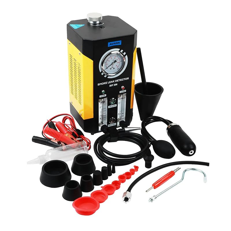 Detector de Vazamentos Automotivos por Fumaça AUTOOL SDT-206A com Modo de Ar e Fumaça
