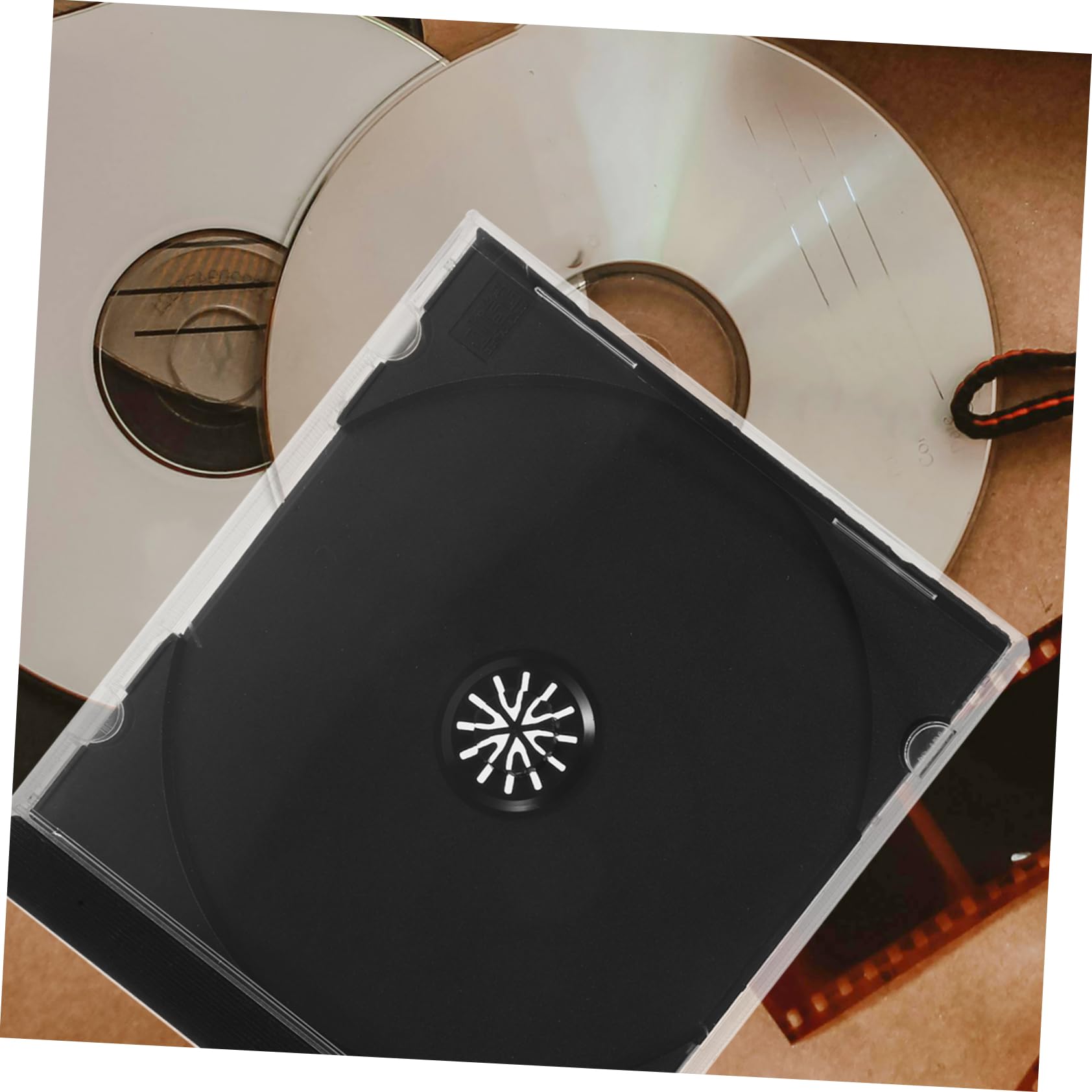 BESTOYARD 25pezzi Custodie Per Cd e Dvd Trasparenti Porta Dischi Pratico Organizzatore Di Archiviazione Per Dischi Protezione Contro Graffi e Collisioni Per Casa e Viaggi
