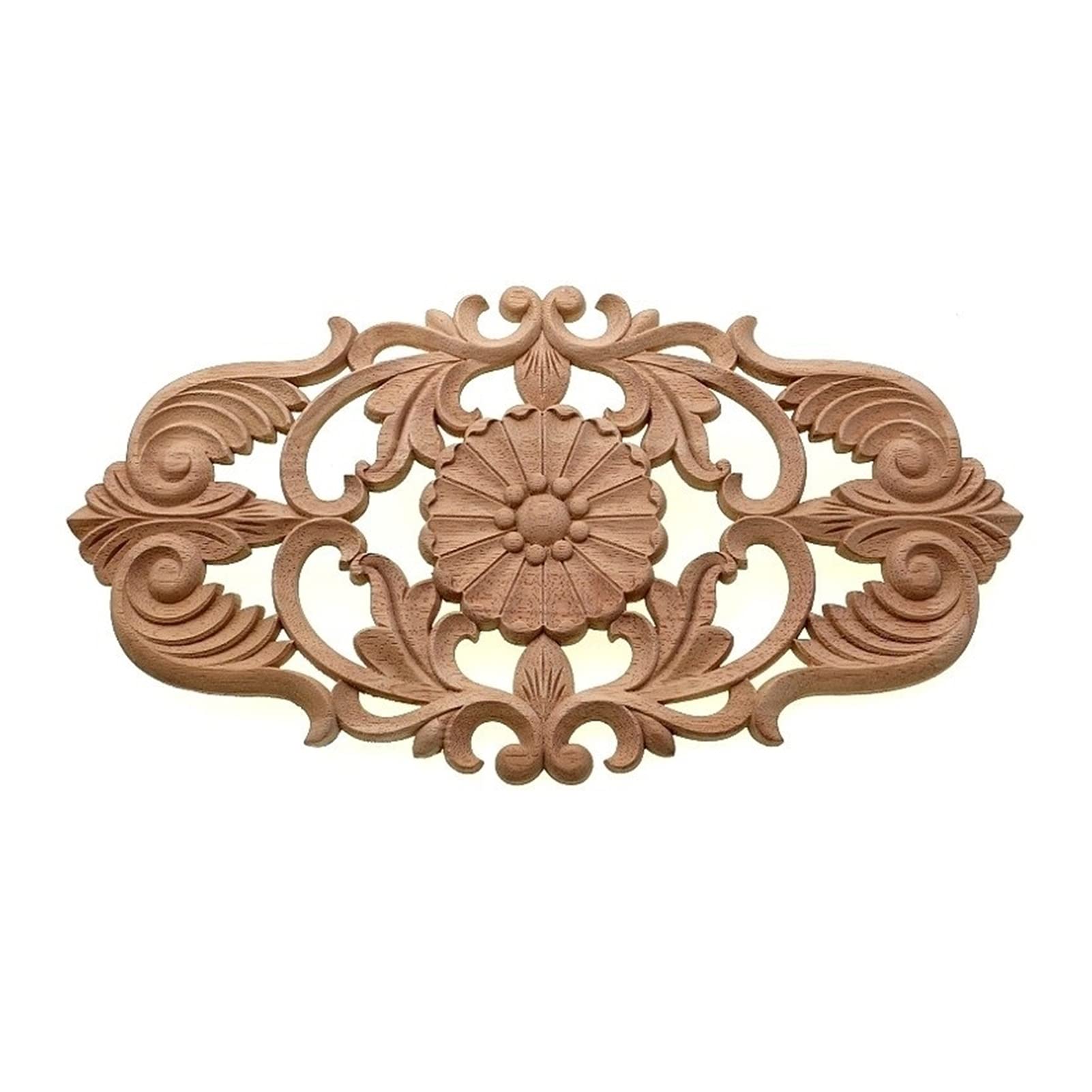 Fleur de porte en bois sculpté PooBa pour sublimer votre décoration d'intérieur