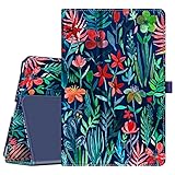 Fintie iPad 9.7 2018/2017, iPad Air 2, iPad Air Case - [Corner Protection] Premium Vegan Leather Folio Stand Cover, Auto Wake/Sleep for iPad 6th / 5th Gen, iPad Air 1/2, Jungle Night