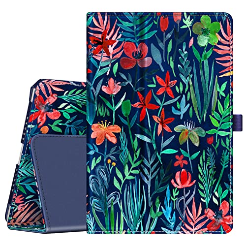 Fintie Folio Case for iPad 6th / 5th Generation (2018 2017 Model, 9.7 Inch), iPad Air 2 (9.7 Inch), iPad Air 1 (9.7 Inch) - [Corner Protection] Premium Vegan Leather Stand Cover, Jungle Night