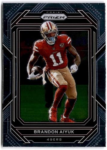 2022 Panini Prizm Football #266 Brandon Aiyuk San Francisco 49ers Official NFL Trading Card (Stock Photo shown, card is in Near Mint to Mint