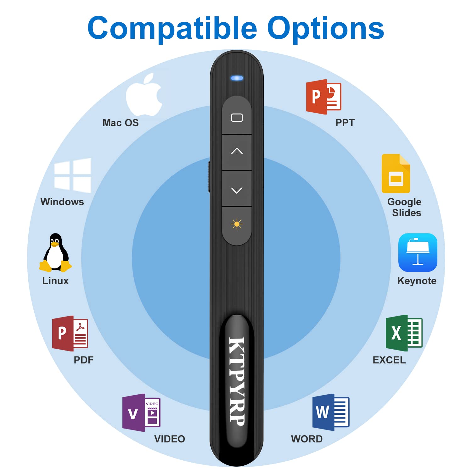 Buy KTPYRP Presentation Clicker, PowerPoint Clickers, Wireless