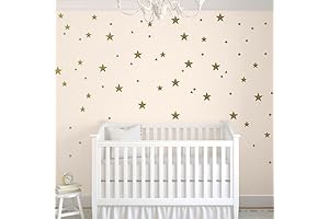TOARTi Stars Wall Decals Gold Stars Wall Decor Sticker