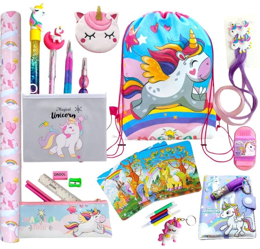 AMANVANI Unicorn Stationery Set for Girls Unicorn birthday return gift for girls Combo of 14 Items (B0CTMJSX9M) Amazon Price History, Amazon Price Tracker