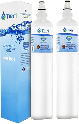 Tier1 Filtro de agua de repuesto para refrigerador LG LT600P 5231JA2006A, 5231JA2006B, Kenmore 46-9990, 9990, 469990, 5231JA2006F, 5231JA2005A -