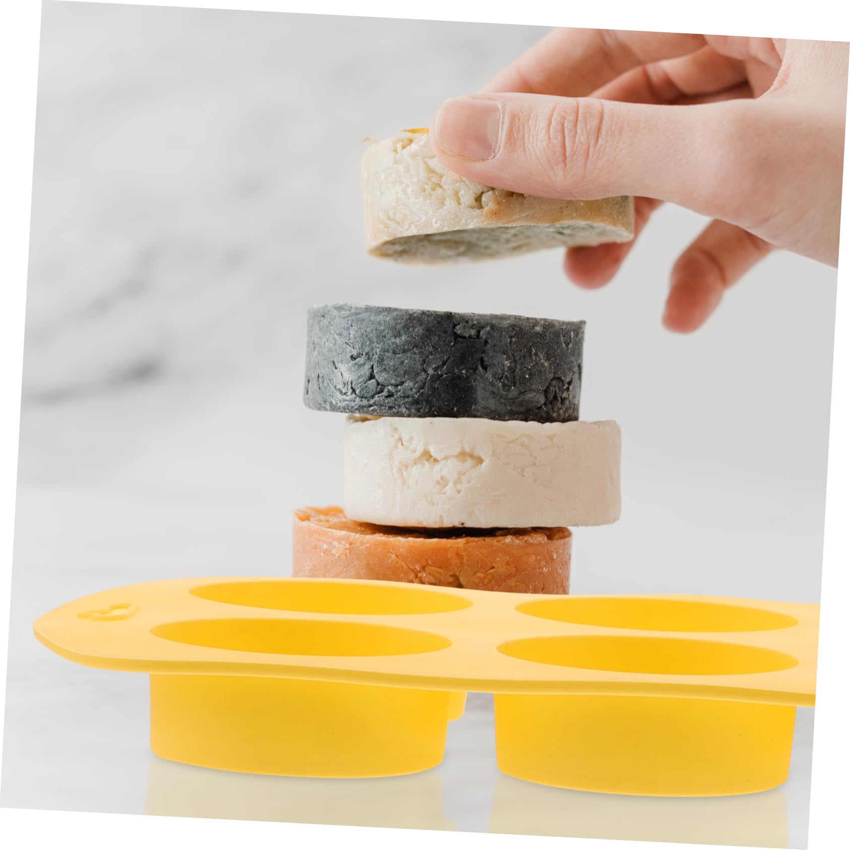 Uonlytech 4 Ensembles Moule Citron En Silicone Moules À Pâtisserie En Forme De Fruits Moules Pour Bougies Formes Moule À Bougie Bricolage Silicium Gel De Silice Jaune 3 Pièces * 4