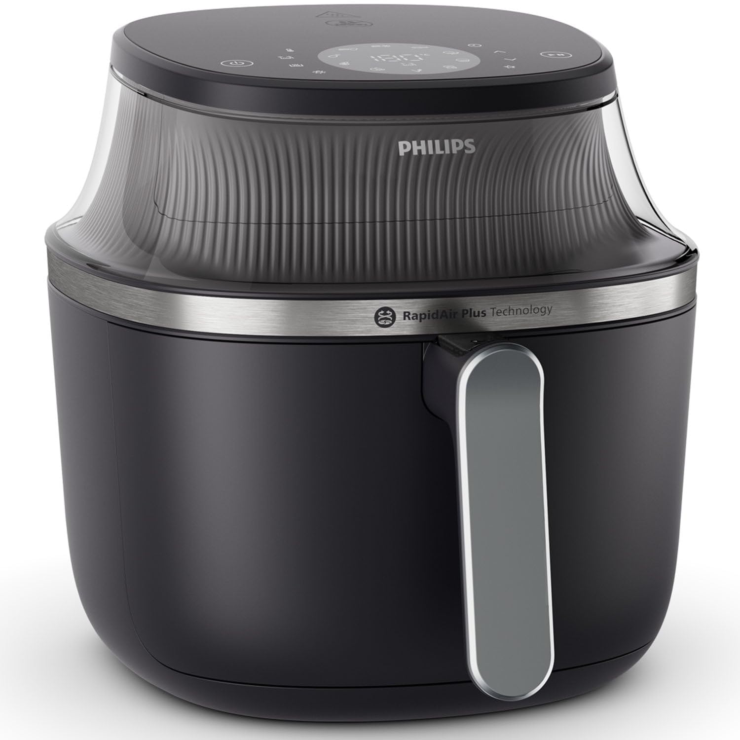 Philips Air Fryer Series 3000 NA331/00, 6,2 L, RapidAir Plus Technology, 1700 W, color negro