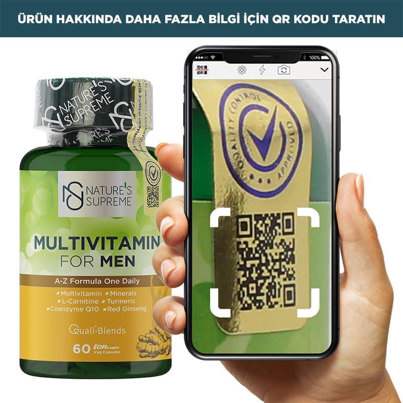 Nature's Supreme Multivitamin for Men 60 Kapsül