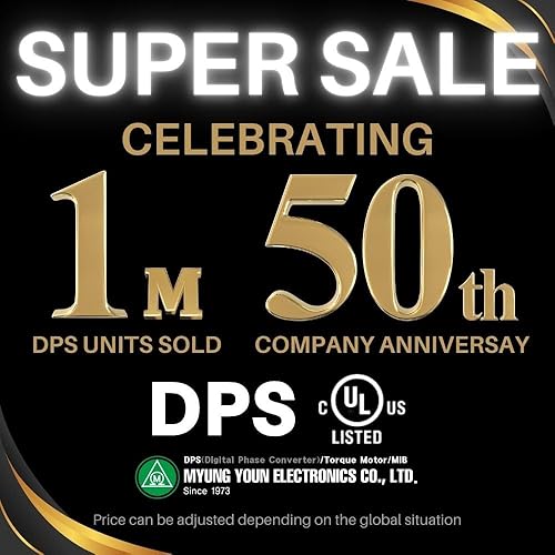 Miniatura 2 de DPS Convertidor monofásico a trifásico, el modelo My-PS-7.5 debe usarse solo en motores trifásicos de 5HP (3.7kW) 15 amperios 200-240V, uno debe