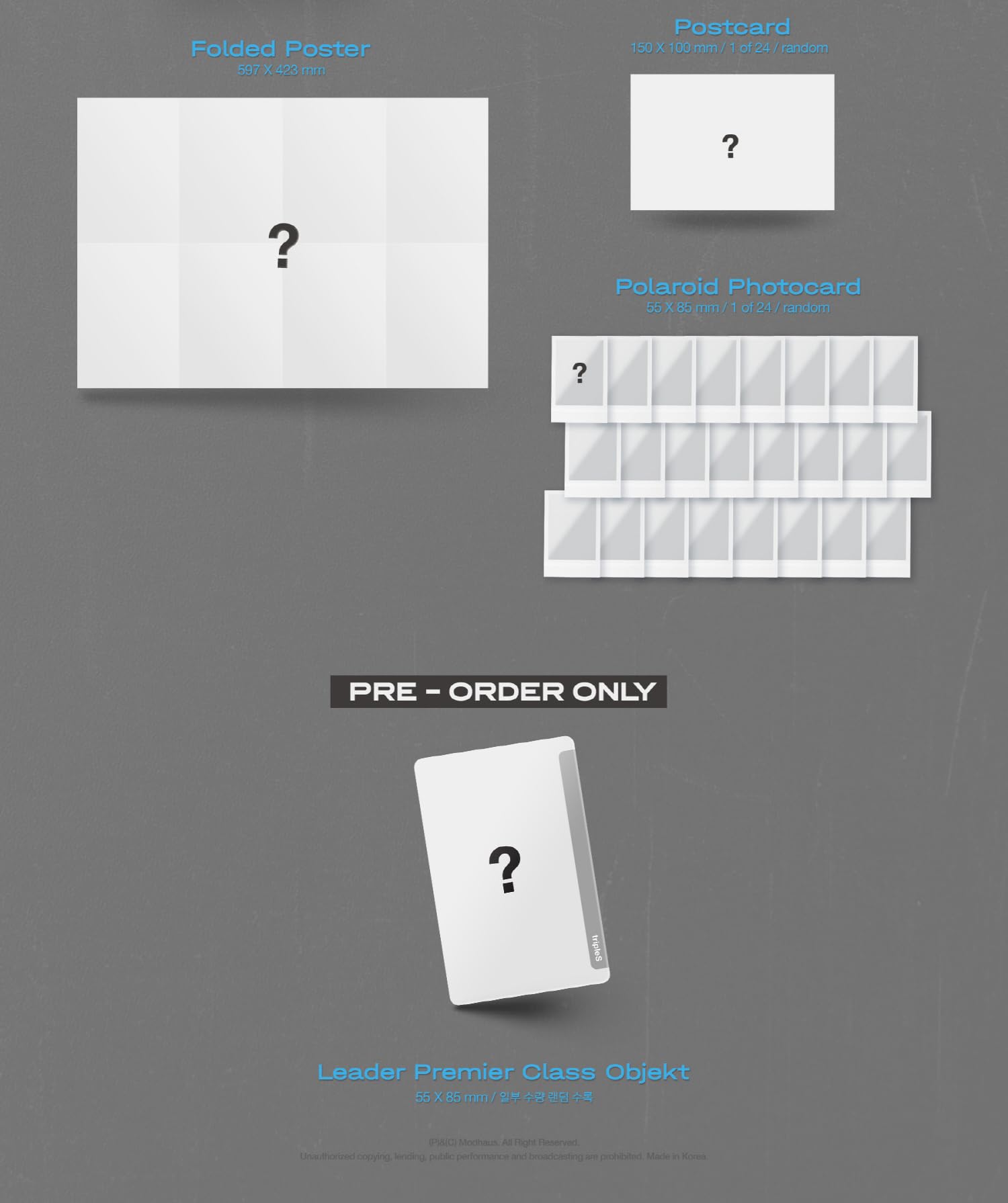 (Lot de 3 versions : album de musique 2 standard + 1 objet) triples ASSEMBLE26 Love & POP pt.1 album avec suivi
