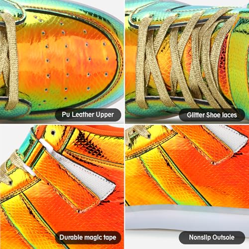 Image of Light Up Shoes Men Women LED Shoes USB Charging Adult High Top LED Sneakers Glow in The Dark Footwear for Dancing Party Festivals Festivals