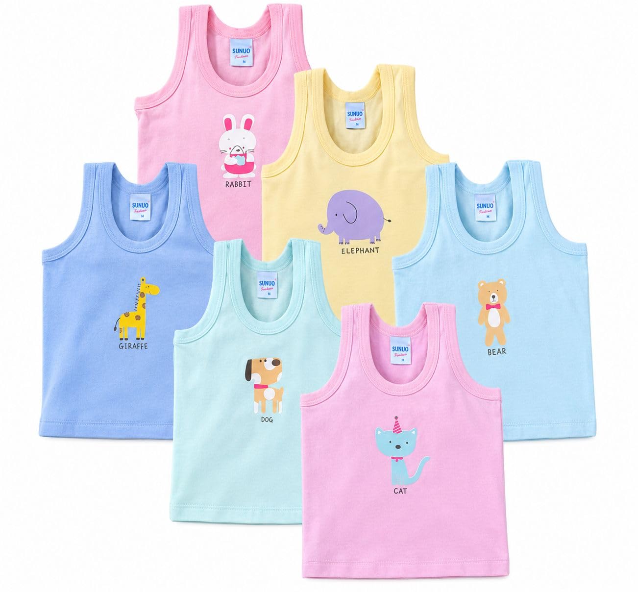 Printed Vest baniyan Cotton Inner wear for Baby Summer wear Sleeveless Undershirts for Kids Sando-image-2