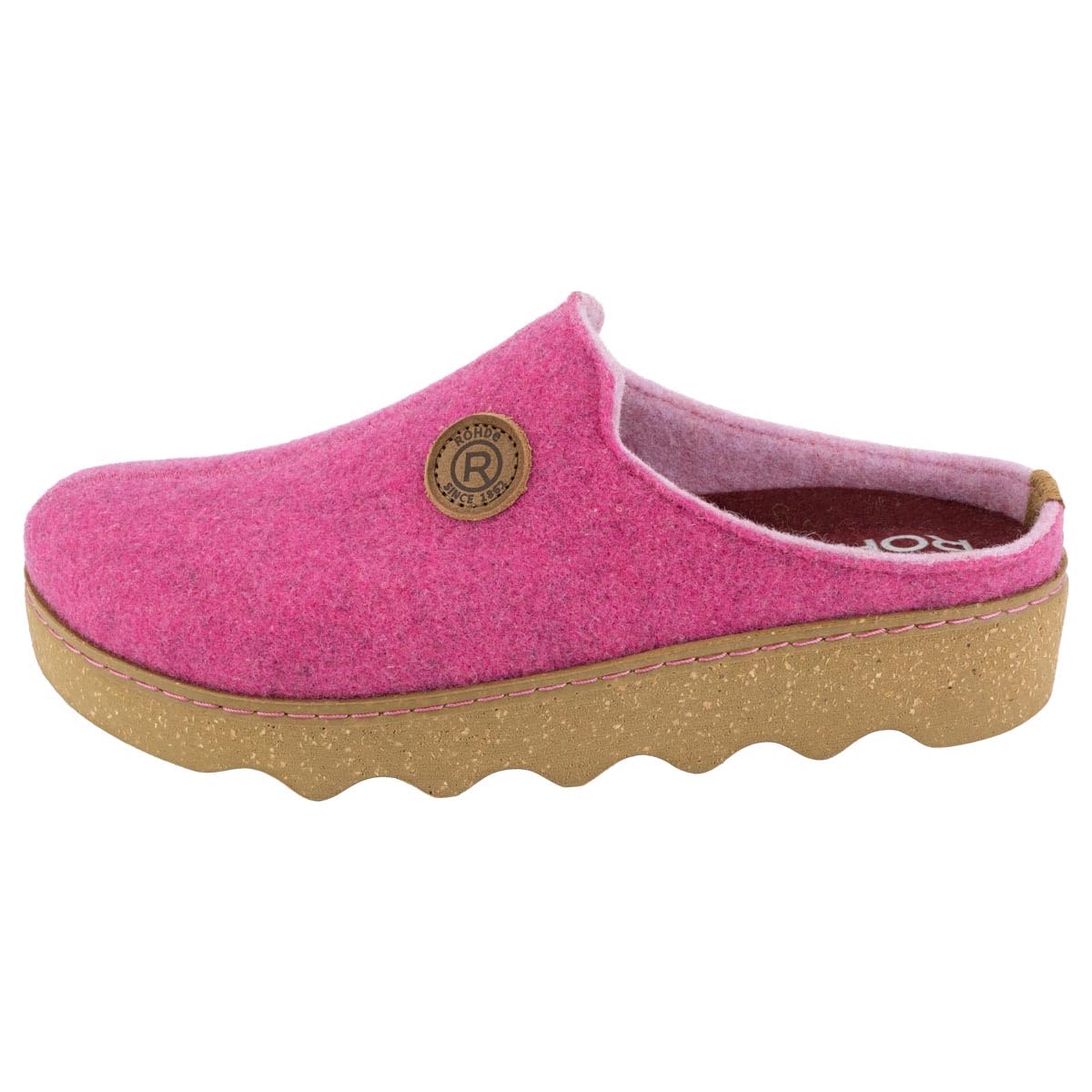 Rohde - Zuecos Foggia-D (37 EU Pink)