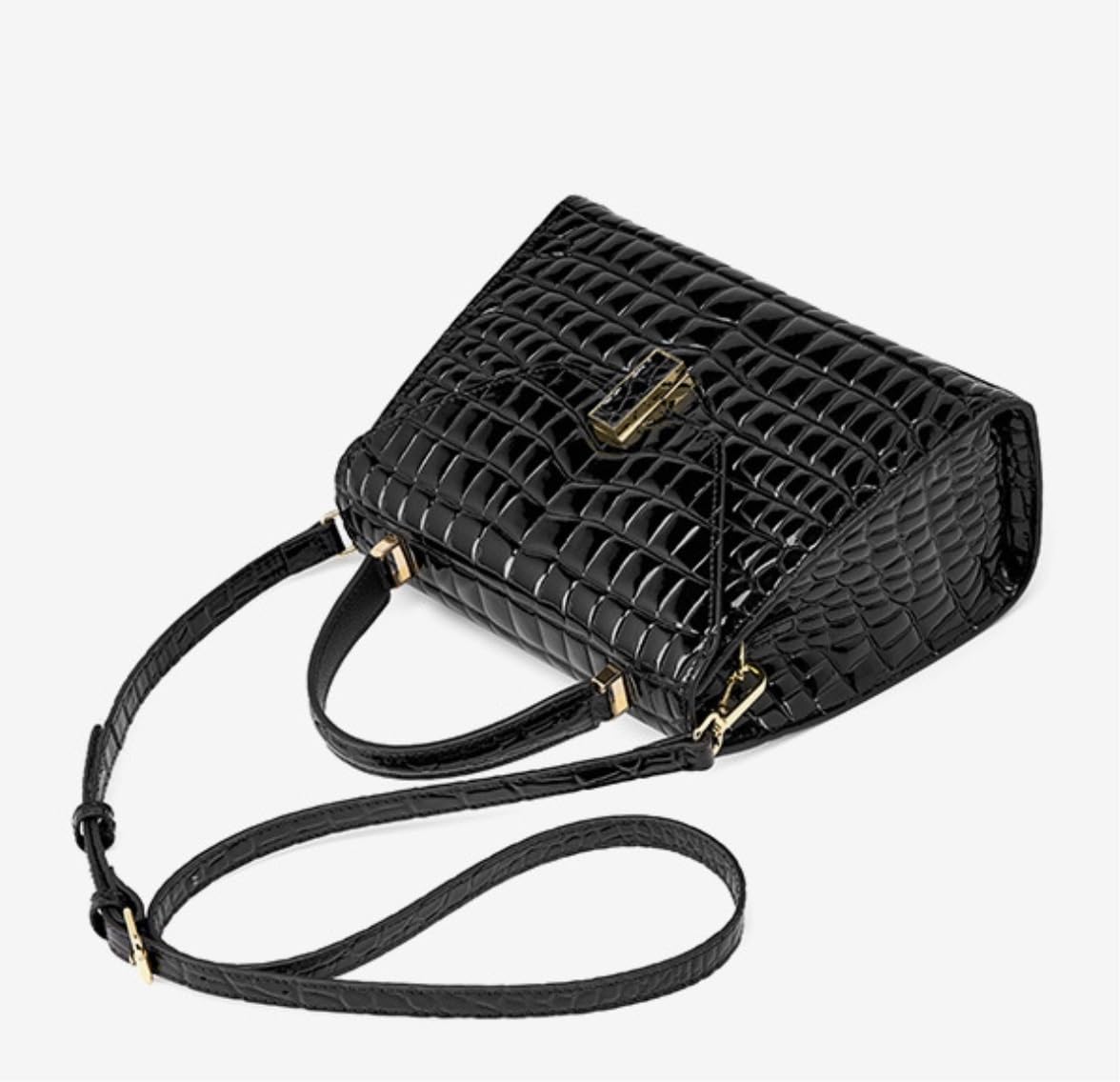 Bolso de Mano Bolso De Mujer Vintage Hombro Ajustable Bolsos Dama Bolsos Mujer(A)