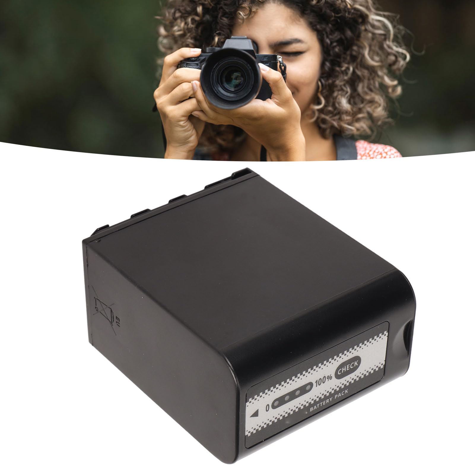 Batteria Sostitutiva per Fotocamera da 10400 MAh con Design Ultra Sottile per MDH3 PX298 EVA1 DVX200 PV100 - Ideale per Viaggi e Sport All'aria Aperta
