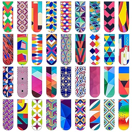 36 Piezas Marcadores de Libros Magnéticos, Marcapáginas de Colores, Clip de Página para Suministros de Lectura | Ya disponible en tu tienda friki favorita! En mundofriki.es!