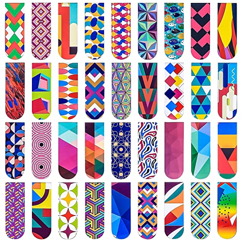 36 Piezas Marcadores de Libros Magnéticos, Marcapáginas de