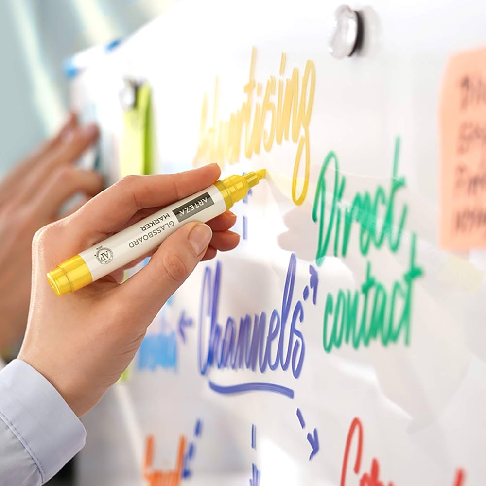 ✨一点限り✨ARTEZA 10色 ガラスボードマーカー 50409424-daf2-4d9b-af17-