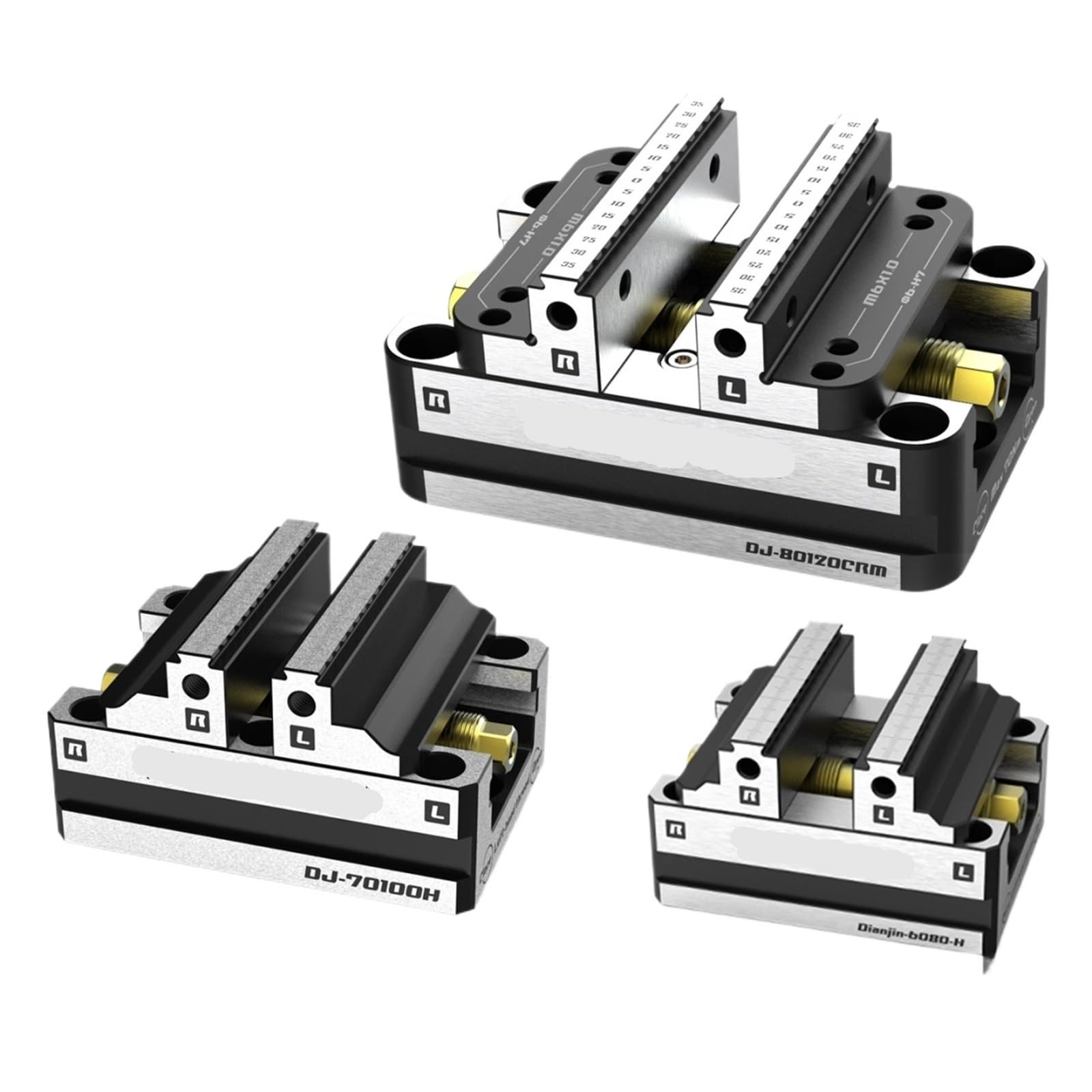 1 Uds. Tornillo de banco de precisión Cnc giratorio 360, tornillo de banco Cnc, tornillo de banco de 4 ejes Lang de 5 ejes(DJ-1015CRM)