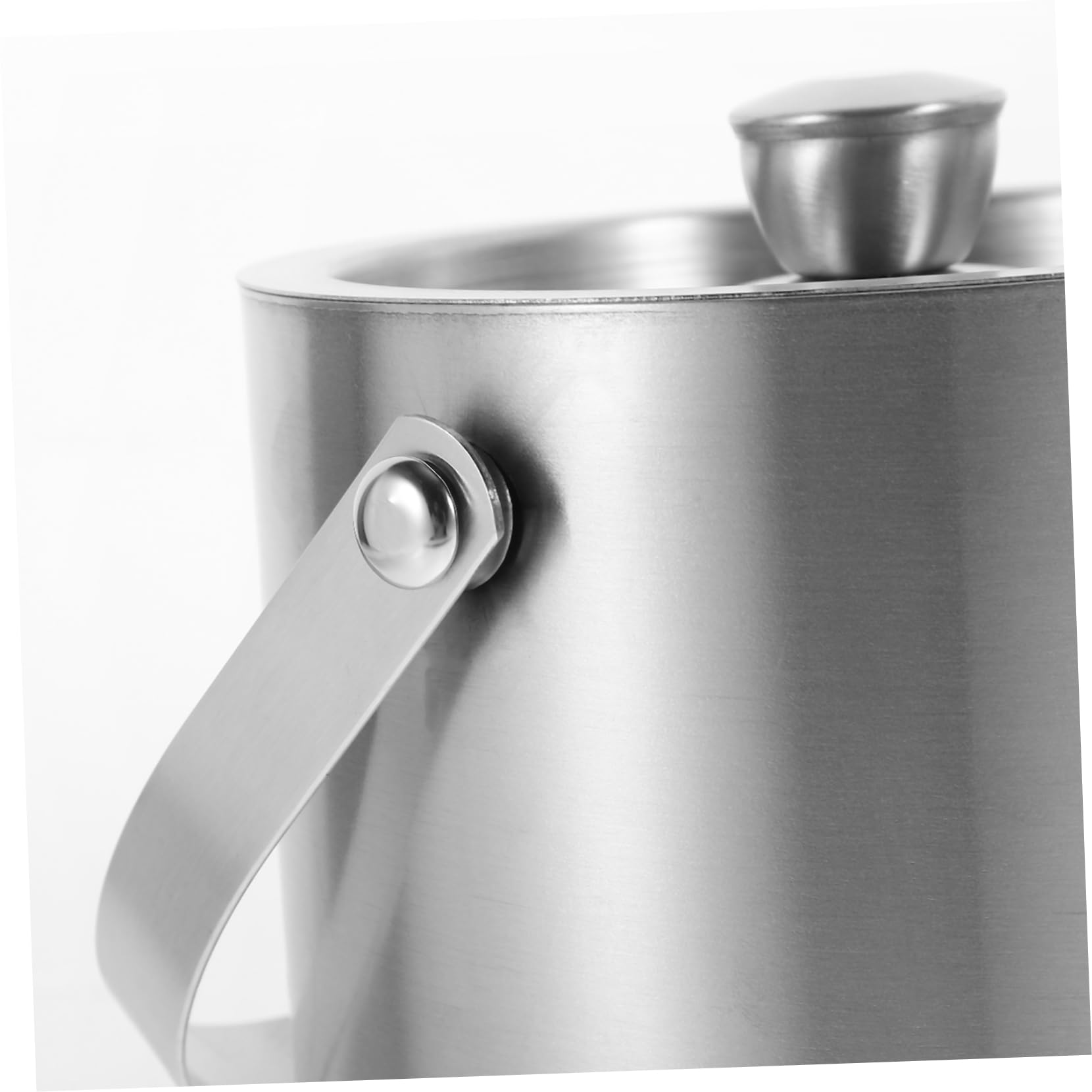 GLEAVI Secchiello per Ghiaccio in Acciaio Inox da 1,6 l Argento