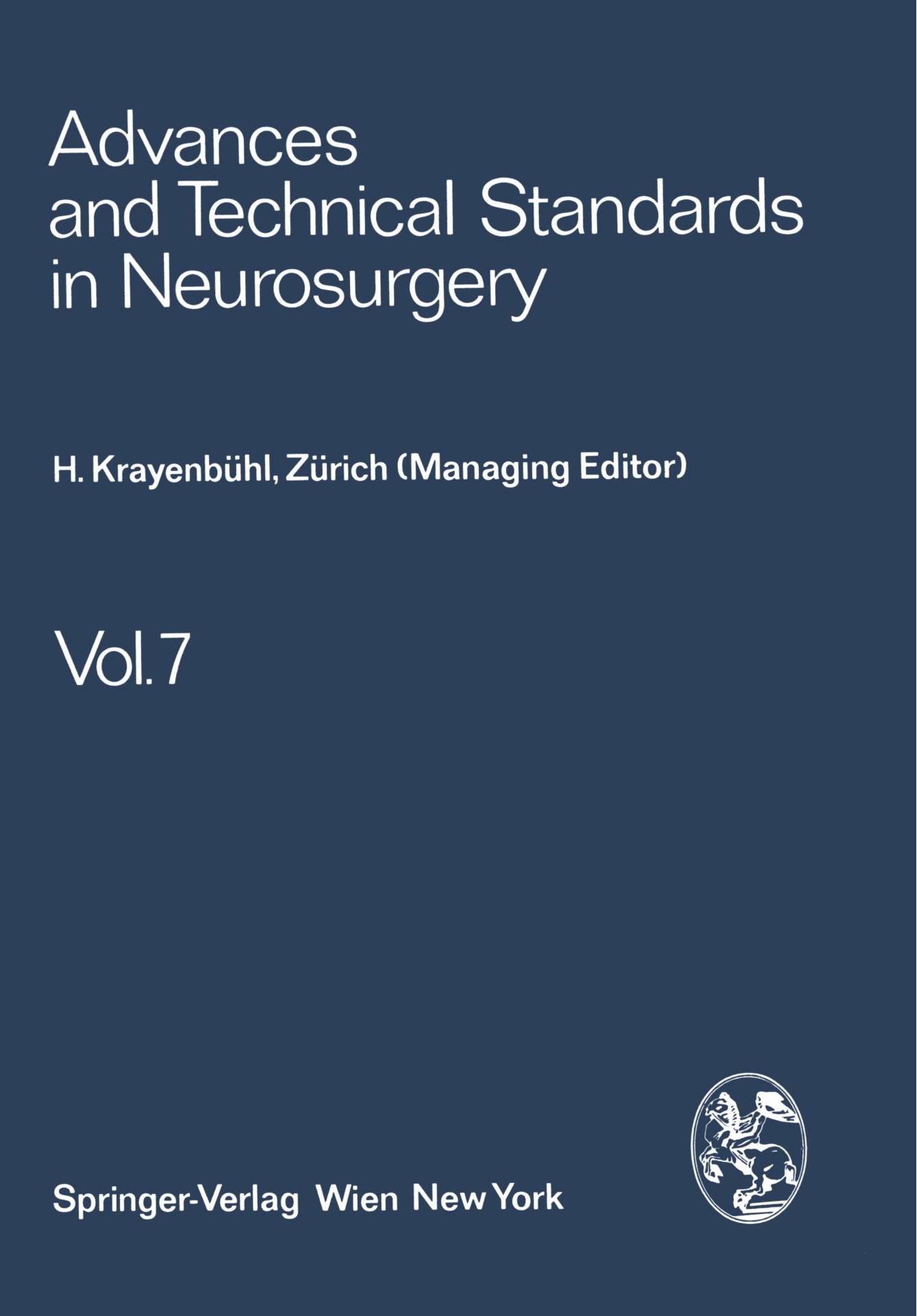 Buy Advances and Technical Standards in Neurosurgery — BookShops.in