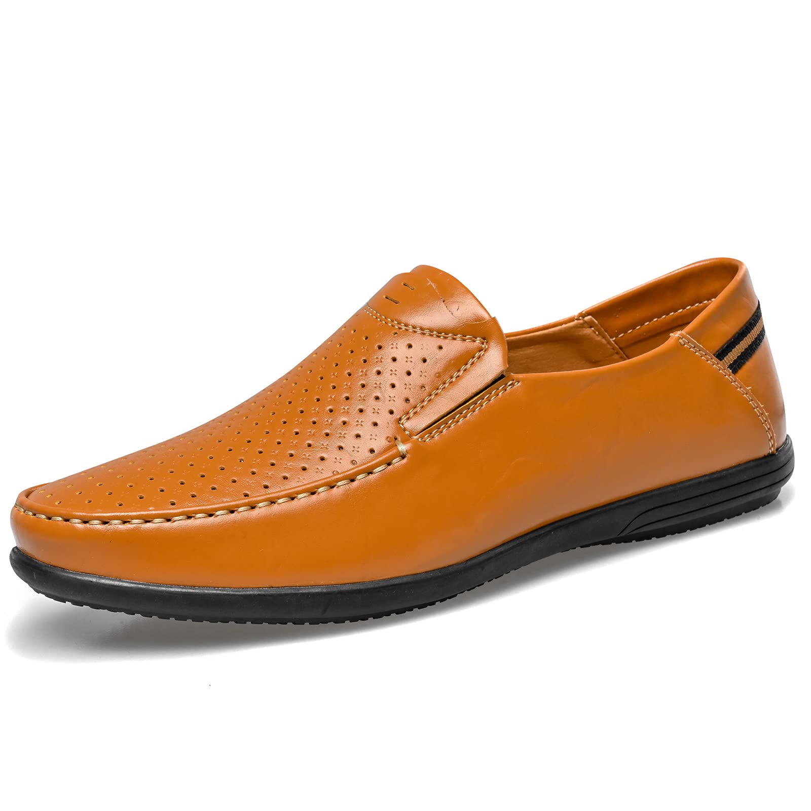 Loafer Premium Genuine Leather Men's Casual Shoes Slip On Mens Driving Penny Loafers for Men Lightweight Breathable