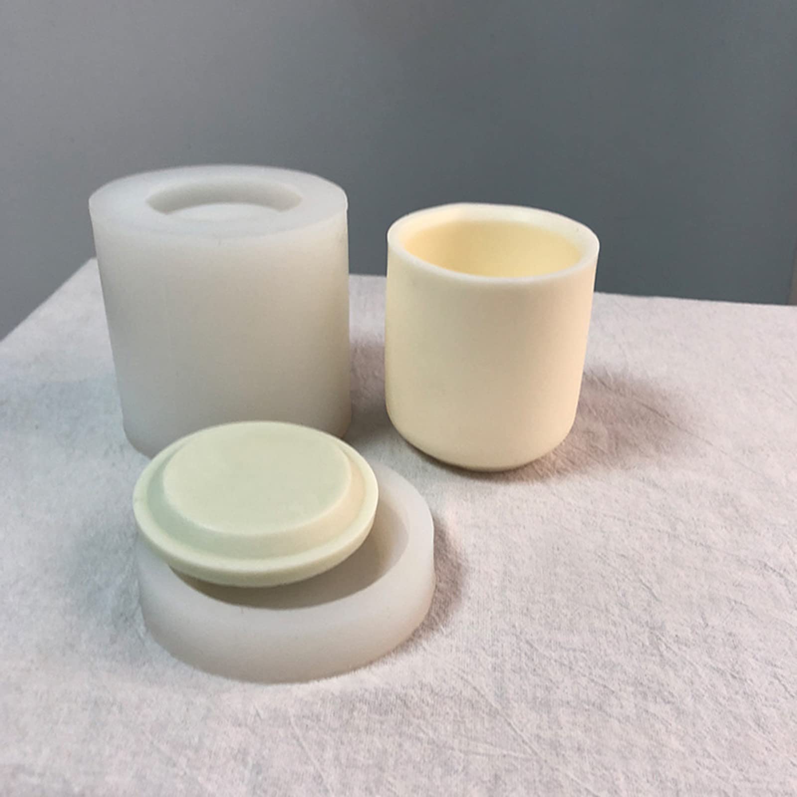 Moules cylindriques en silicone 3D faits à la main pour décoration de cadeaux