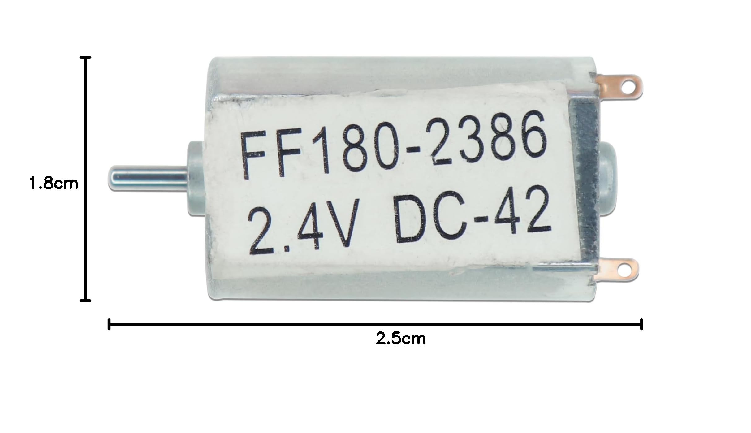 Electronic Spices 2.4V 8300RPM FF180-2386 DC Motor for Electric Shaver Accessories — Amazon image 7
