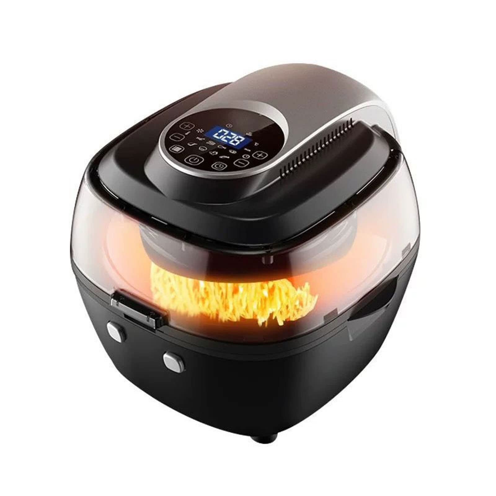 Friggitrice ad Aria, friggitrice ad Aria Multifunzionale Senza Olio, friggitrice Intelligente e Sana, Forno per Pizza, friggitrice elettrica LCD Touch Intelligente, Cucina Beauty Comes