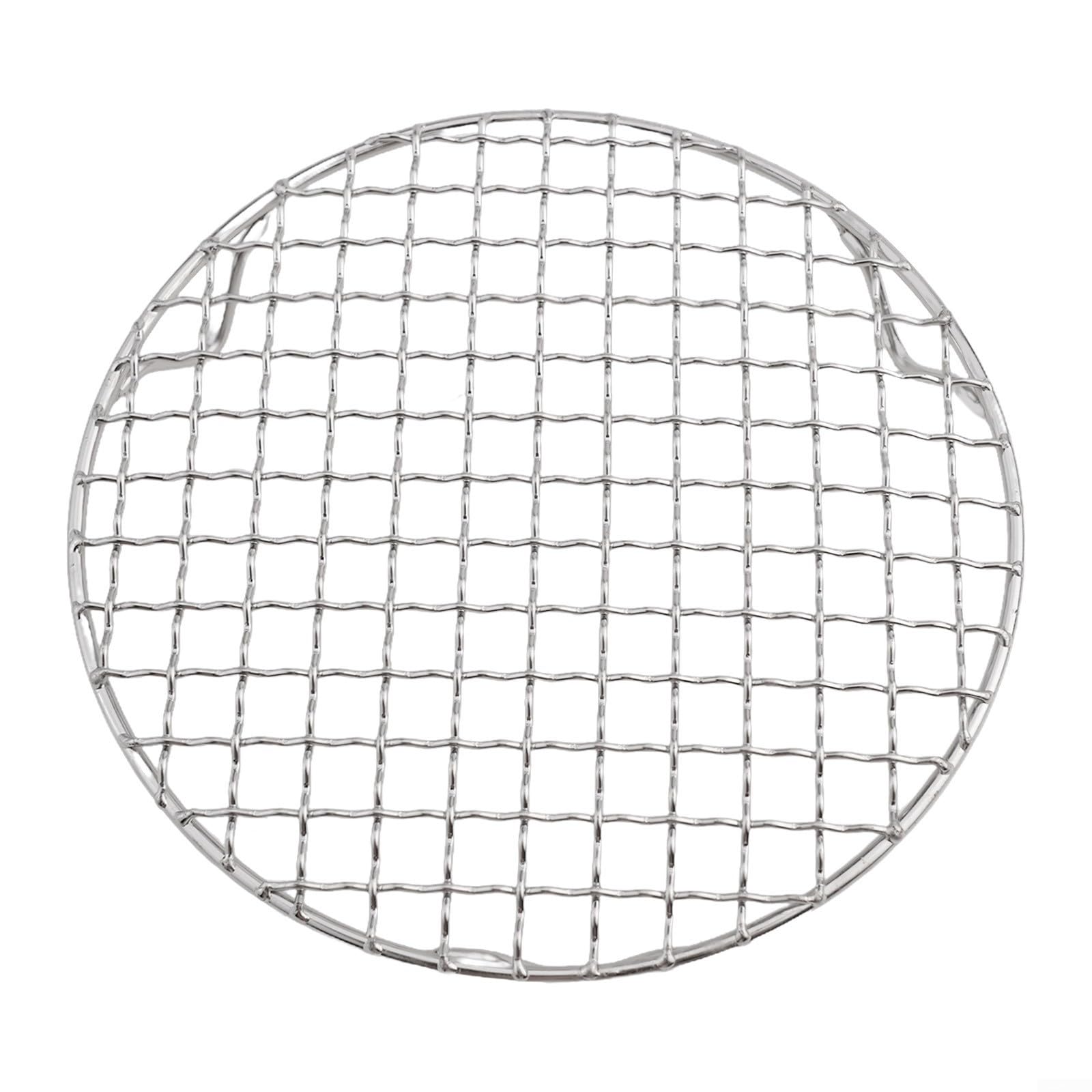 Round Cooking Rack 201 Stainless Steel Versatile Round Cooling Rack Wire Grill Sheet for Oven Baking Grilling Drying Steaming,Multiple Sizes 13cm-35cm(18cm)