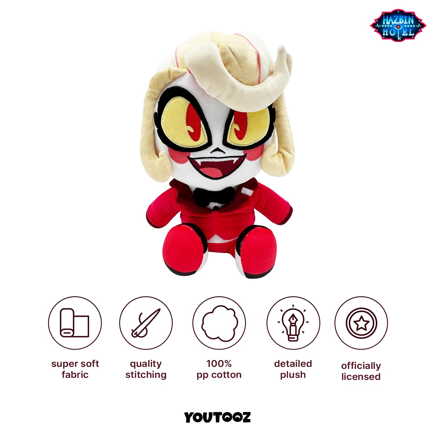 Peluche Charlie Morningstar - Hazbin Hotel x Youtooz *PRE-ORDINE*