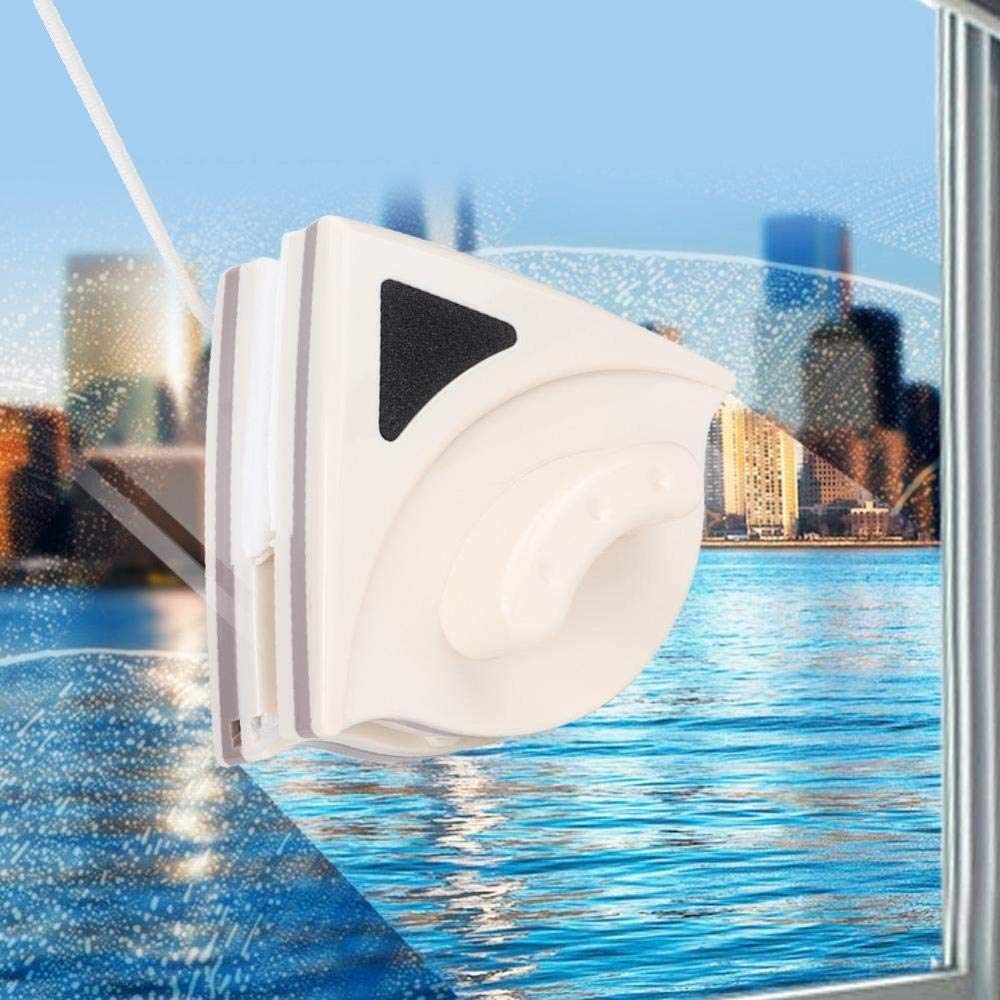 Limpiador de Ventanas, Lateral Dual Ajustable Limpiador de Ventanas de Vidrio Limpieza de Vidrio Brocha de Limpieza for 3-26mm
