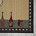 Machine Washable Chef Design Non-Slip Rubberback 2x5 Kitchen Runner Rug for Kitchen, Hallway, Bar, 20