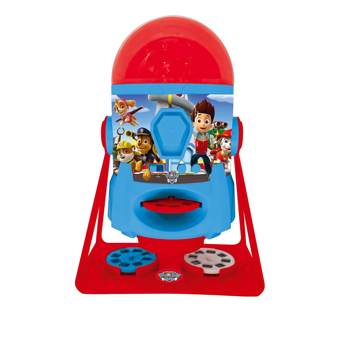 LEXIBOOK Paw Patrol - My Stories Brought to Light - Story projector with sounds, timer and booklet, blue/red - LTC100PALXB