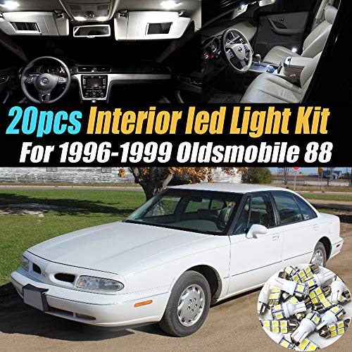 Kit 20 Piezas Lámparas LED 6000k para Interior Auto