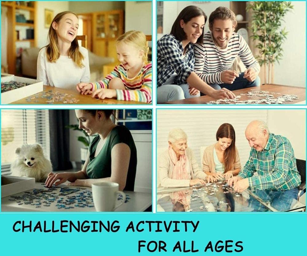 Rompecabezas Adultos Niños Rompecabezas de Madera 6000 piezasLa Gran Muralla al anochecerJuguetes Niños Puzzles para Adultos Es Un Buen Regalo para Amigos