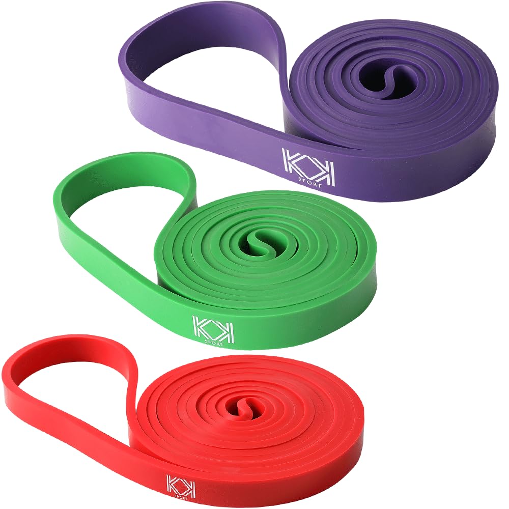 KK Resistance Bands, Pull Up Resistance Bands For Men & Women, Fitness Exercise Bands, Pull Up & Stretch Resistance Workout Bands In A Variety Of Strengths