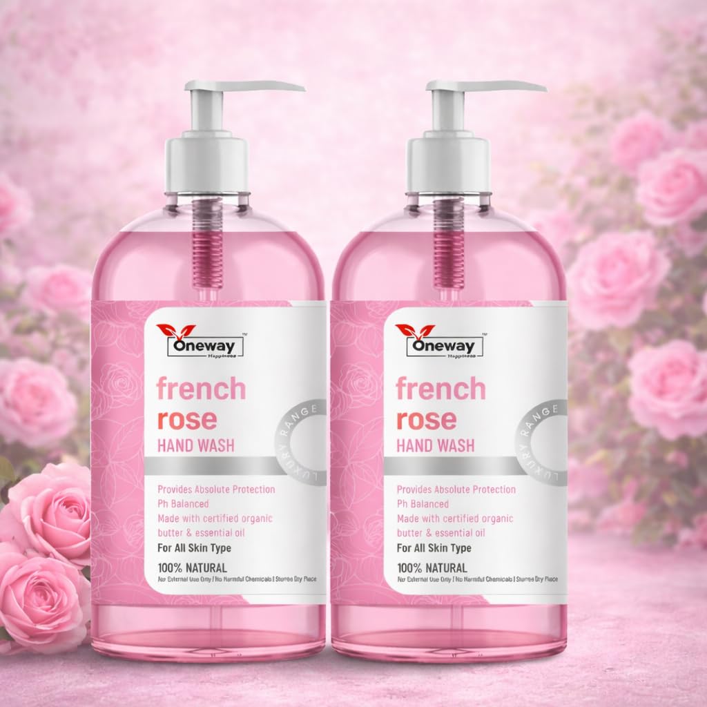 Soap Dispenser Bottle with Pump (Pack of 2) | Reusable Hand Wash Container | Liquid Soap Storage Bottle 500 ml (Rose)-image-8