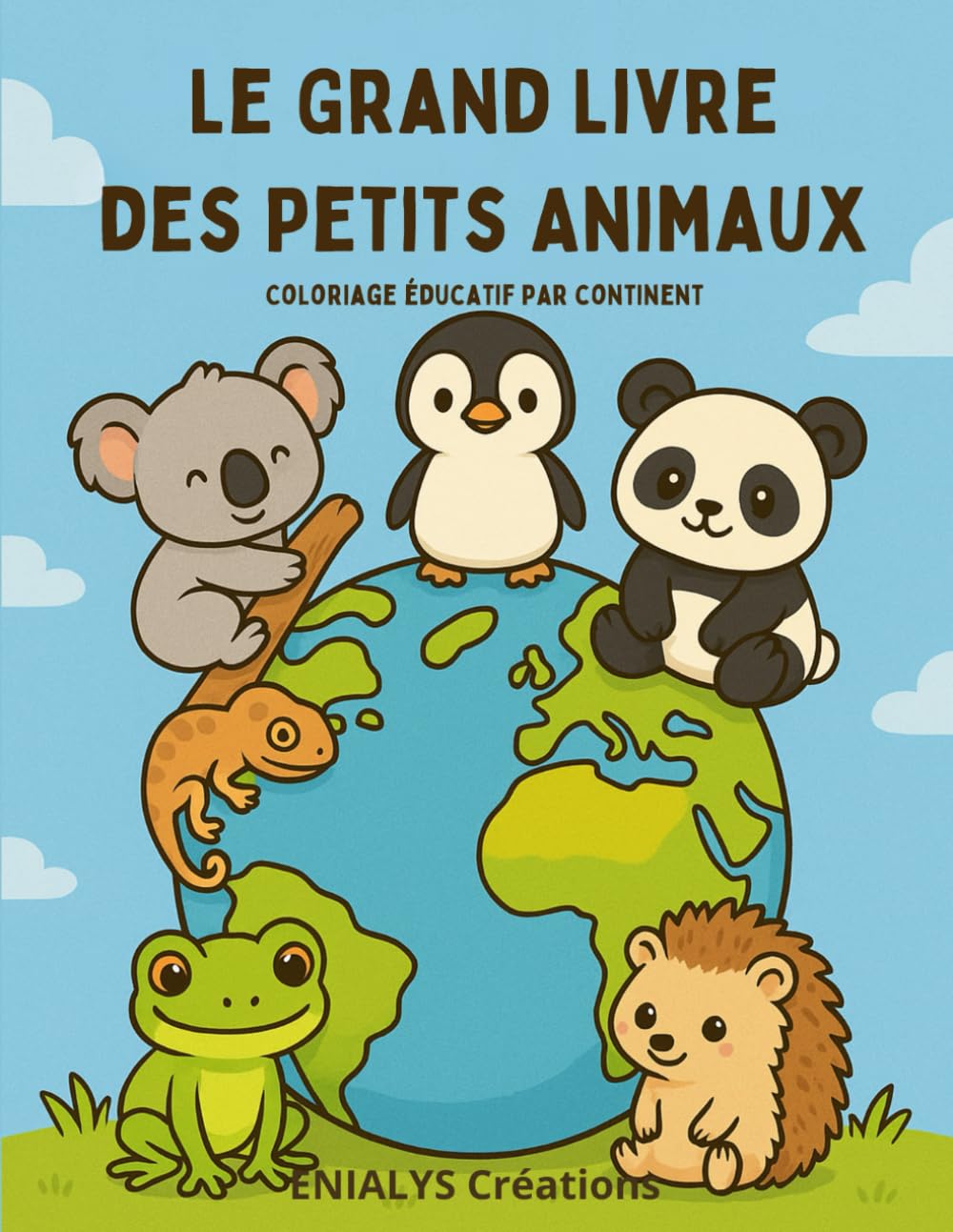 Le Grand Livre des Petits Animaux: Un coloriage éducatif, parfait pour les enfants de 4 à 8 ans. Un livre original pour apprendre la géographie et la nature tout en s’amusant !