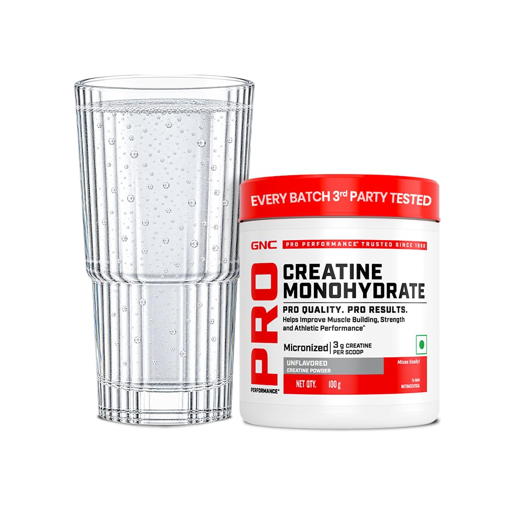 GNC Creatine Monohydrate PRO Performance Powder | 3g, Micronized | 100g