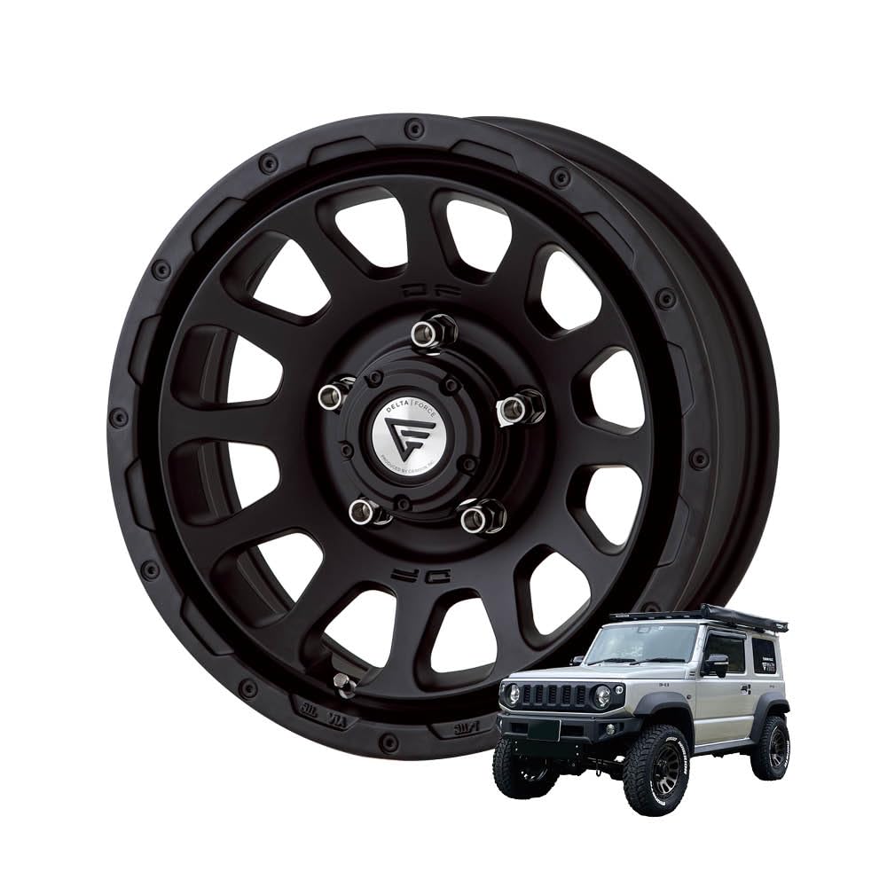 Amazon.co.jp: 【ジムニーシエラ】DELTA FORCE OVAL 16×6.0J 5
